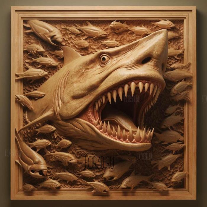 Jaws Jaws 1975 4 3d stl модель для ЧПУ